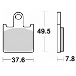 Тормозные колодки SBS Performance Brake Pads / HHP4, Sinter 838HS
